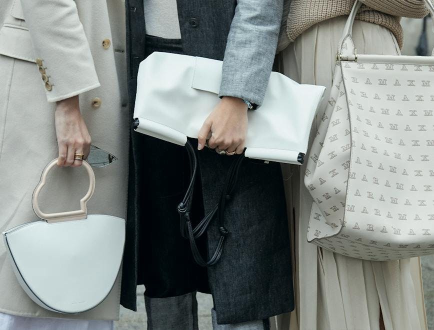 handbag bag accessories purse coat clothing tote bag